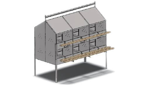 24穴手动产蛋箱
